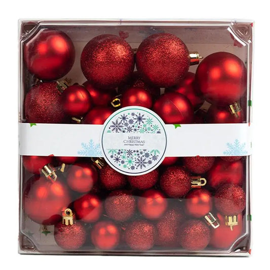 🎄 44-Piece Christmas Balls Set: Elevate Your Holiday Decor! 🌟 - ShopperDeals.shop